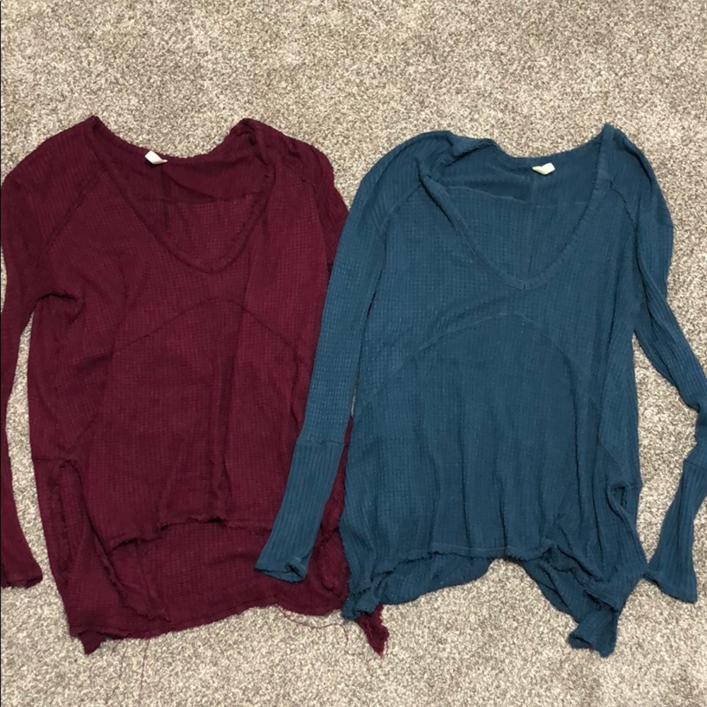 Free People thermal tunic bundle